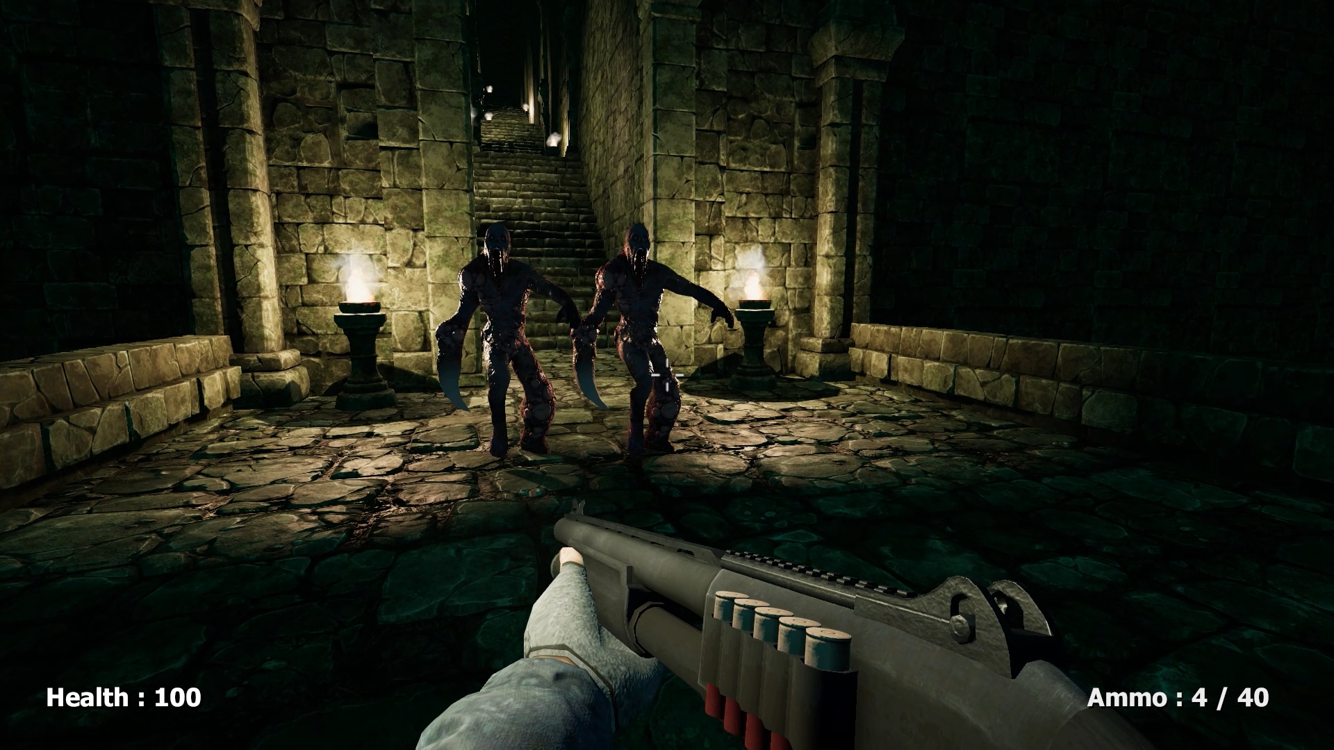 Ancient temple environment